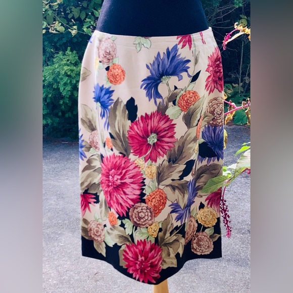 Talbots silk wool skirt - Picture 7 of 9